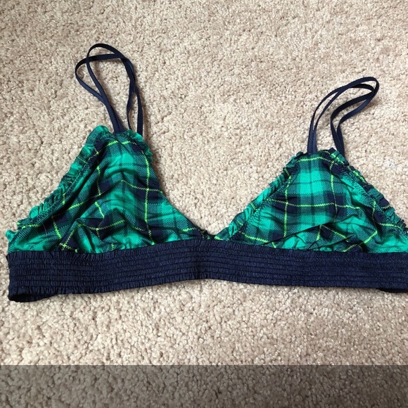 plaid bralette